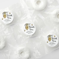 Floral Beehive Honey Sweet Bee Girl Baby Shower Life Saver® Mints