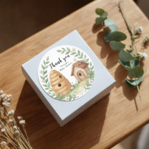 Floral Beehives and little Bee Thank You