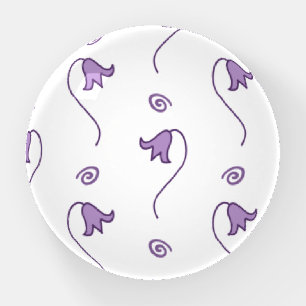 Floral Bells Pattern  Paperweight