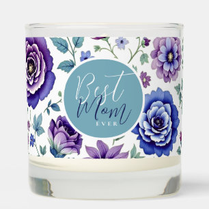 Floral Best Mom Ever Scented Candle