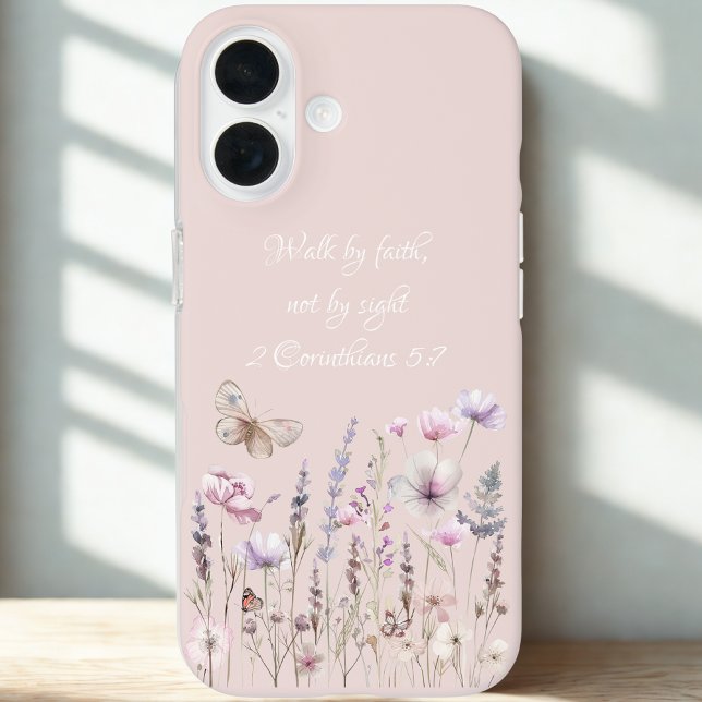 Floral Bible Verse Case-Mate iPhone Case (Creator Uploaded)