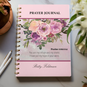  Floral Bible Verse Prayer Journal