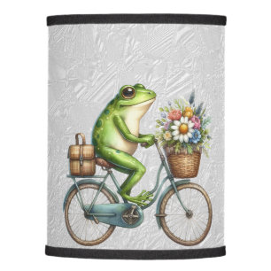 Floral Bicycle Frog Lamp Shade