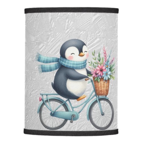 Floral Bicycle Penguin Lamp Shade