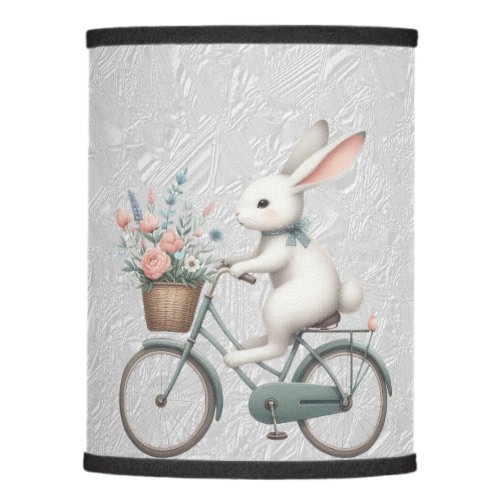 Floral Bicycle Rabbit Lamp Shade