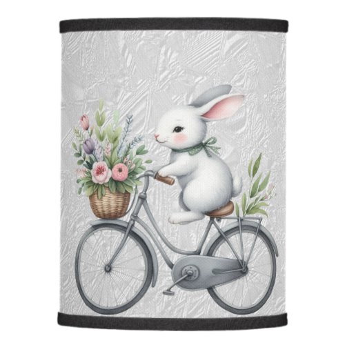 Floral Bicycle Rabbit Lamp Shade