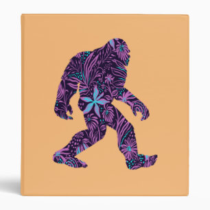 FLORAL BIGFOOT 3 RING BINDER