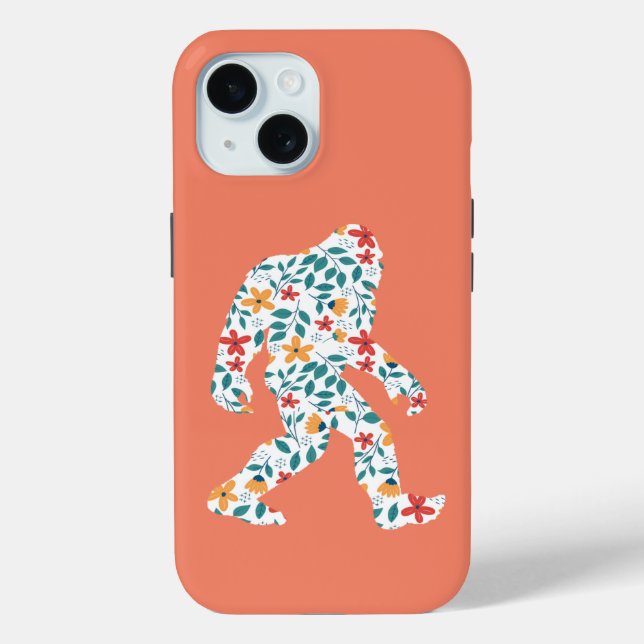 FLORAL BIGFOOT Case-Mate iPhone CASE (Back)