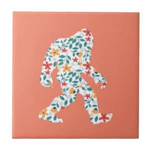 FLORAL BIGFOOT CERAMIC TILE