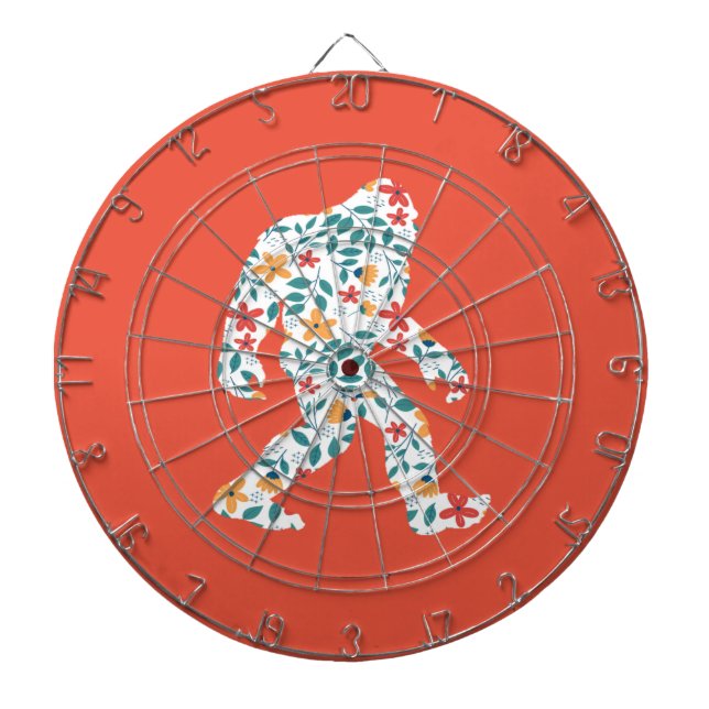 FLORAL BIGFOOT DART BOARD (Front)