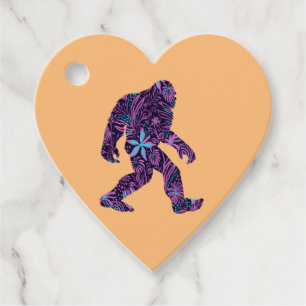 FLORAL BIGFOOT         FAVOR TAGS