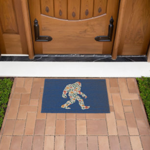 FLORAL BIGFOOT FIBER DOORMAT