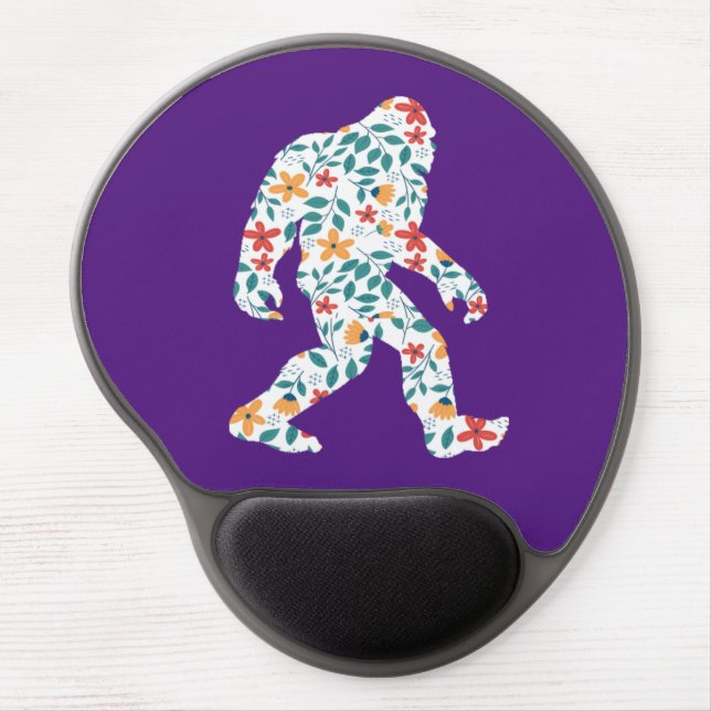 FLORAL BIGFOOT      GEL MOUSE PAD (Front)