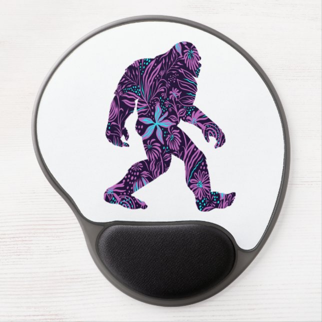 FLORAL BIGFOOT   GEL MOUSE PAD (Front)