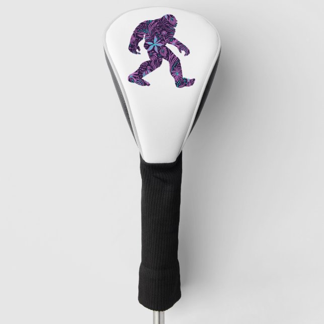 FLORAL BIGFOOT    GOLF HEAD COVER (Front)