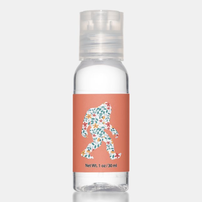 FLORAL BIGFOOT HAND SANITIZER (Front)