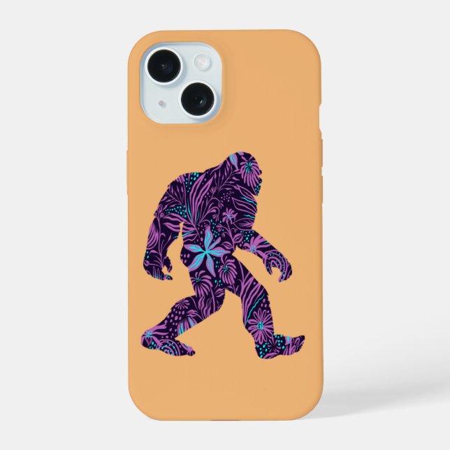FLORAL BIGFOOT    iPhone 15 CASE (Back)