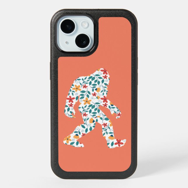 FLORAL BIGFOOT iPhone 15 CASE (Back)
