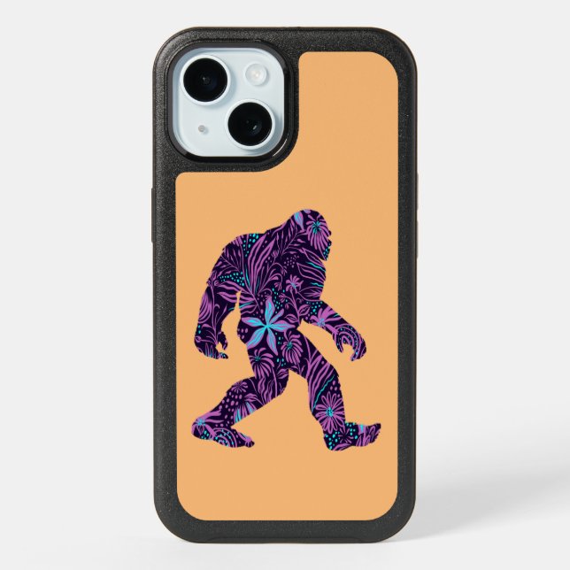 FLORAL BIGFOOT    iPhone 15 CASE (Back)