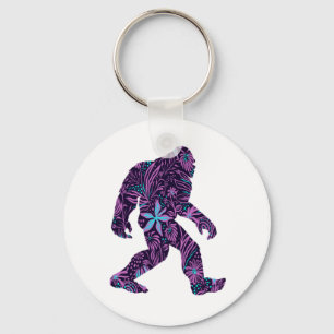 FLORAL BIGFOOT    KEYCHAIN