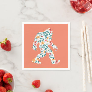FLORAL BIGFOOT   NAPKINS