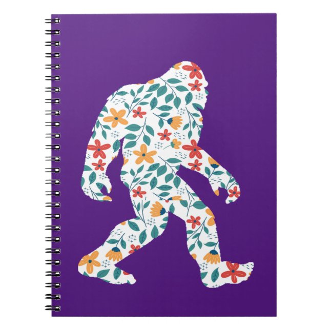 FLORAL BIGFOOT        NOTEBOOK (Front)