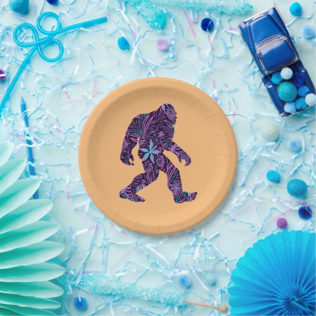 FLORAL BIGFOOT         PAPER PLATES (Party)