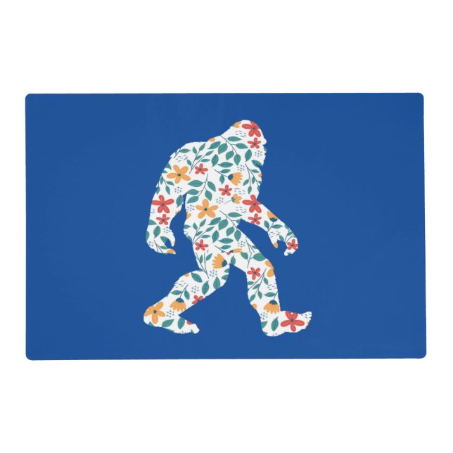 FLORAL BIGFOOT    PLACEMAT (Front)