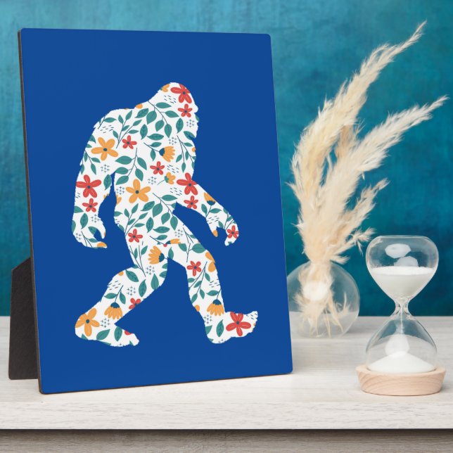 FLORAL BIGFOOT    PLAQUE (Side)