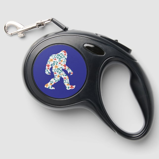 FLORAL BIGFOOT    RETRACTABLE PET LEASH  (Front)