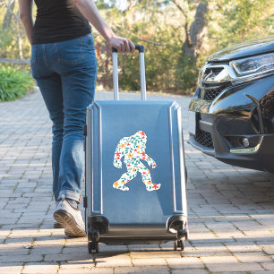 FLORAL BIGFOOT  STICKER