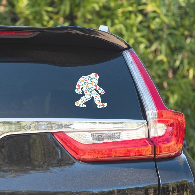 FLORAL BIGFOOT  STICKER (Car Side)