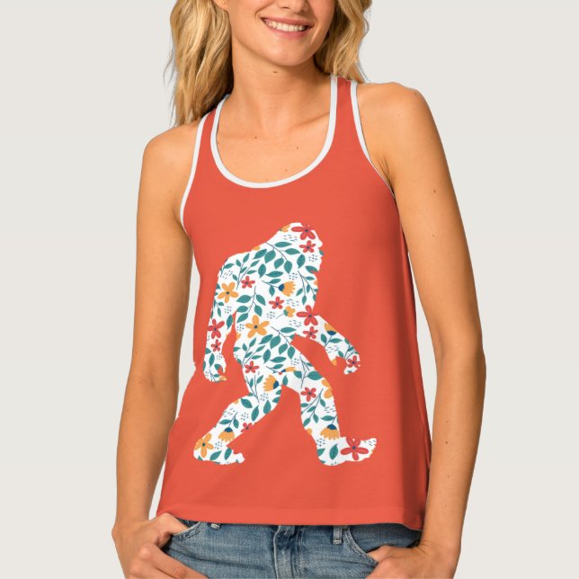 FLORAL BIGFOOT TANK TOP (Front)