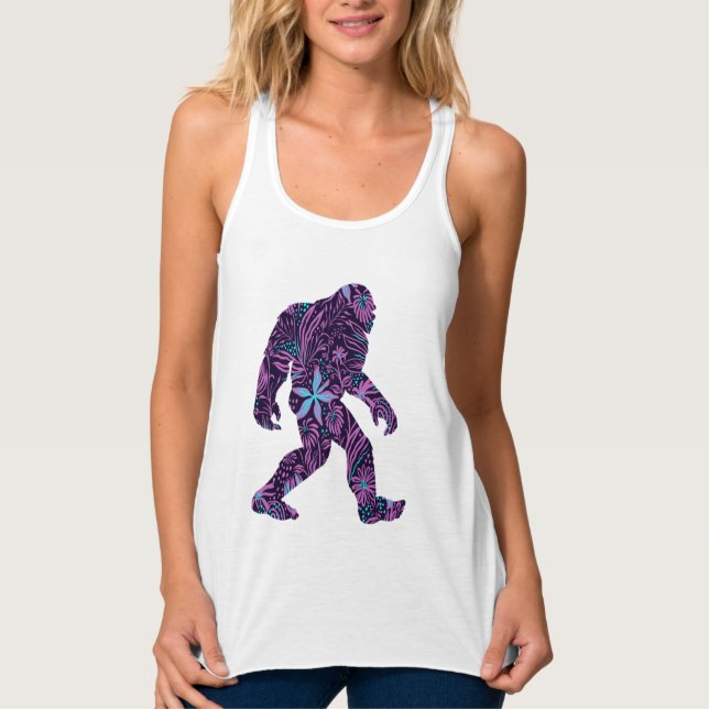 FLORAL BIGFOOT       TANK TOP (Front)