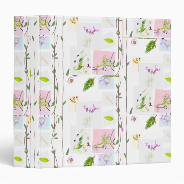 Floral Binder (Front/Spine)