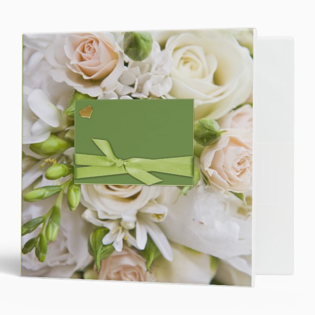 Floral binder (Front/Inside)