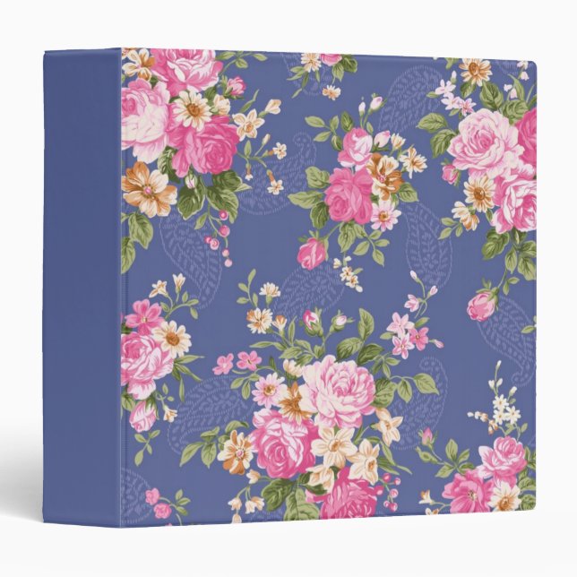 Floral binder (Front/Spine)