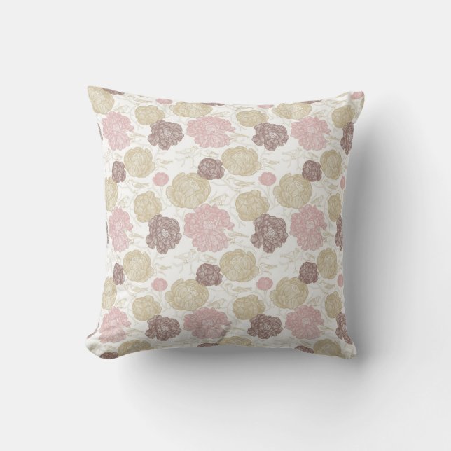 Floral Bird Pillow (Front)