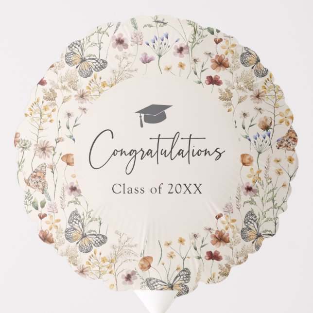 Floral Birthday Balloon (Front)