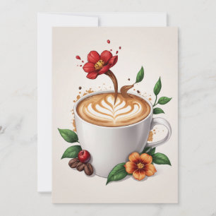 floral birthday brunch invitation