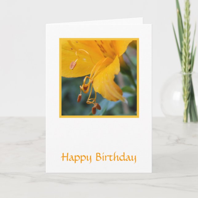 Floral Birthday Card (Front)