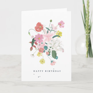 Floral Birthday Card
