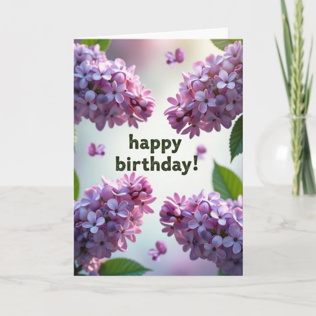 Floral Birthday Card (Front)