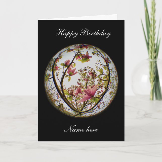 Floral Birthday card (Front)