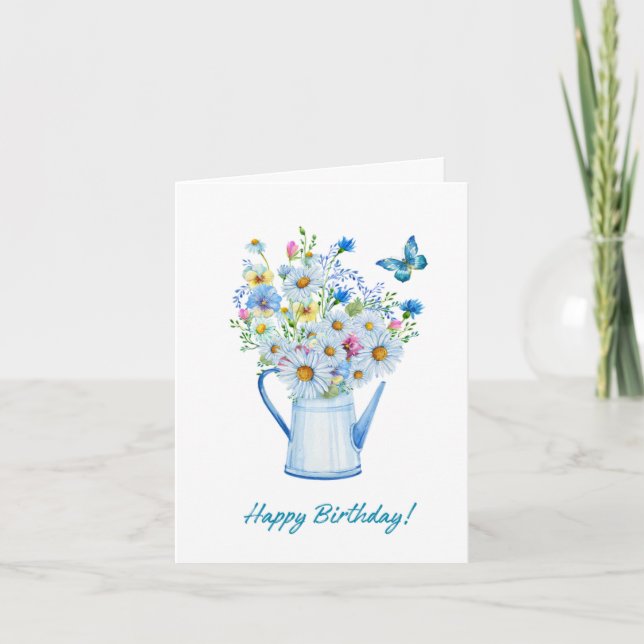 Floral Birthday Card for Her (Front)