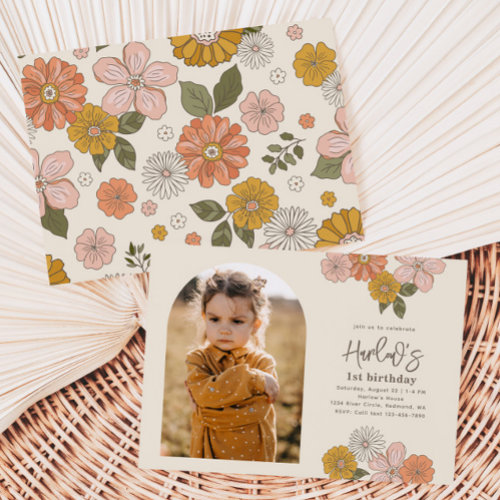 Floral Birthday Invitation | Girl's Birthday