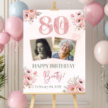Floral Birthday Welcome Sign, 80th Birthday Poster<br><div class="desc">Floral Birthday Welcome Sign, 80th Birthday Poster Party Decor, Milestone Birthday Sign, Happy Birthday Welcome Sign, 80th Poster with Photo, Birthday for Easel, Birthday Welcome Picture for 80th, 80 Birthday Poster, 80th Birthday Poster, Birthday Sign With Picture, 80th Birthday Sign, 80th Birthday Welcome Sign, Birthday Poster Template, Birthday Poster, Welcome...</div>