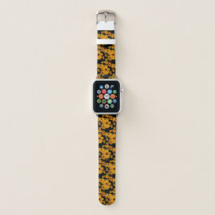 Floral Black Eyed Susan Garden Flowers Apple Watch Band