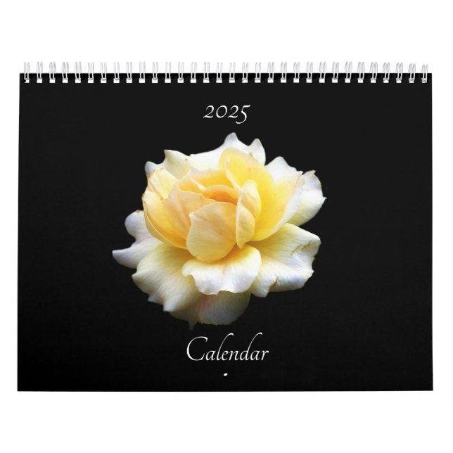 Floral Blackback Calendar 2025 (Cover)