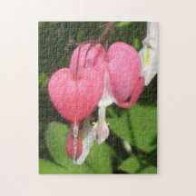 Floral Bleeding Heart Photo Puzzle & Gift Box